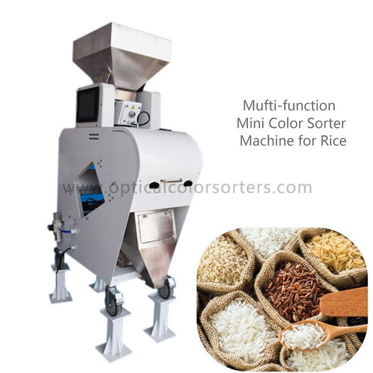 Ccd Camera 0.8Mpa 500kg/H 0.8kw Rice Color Sorter